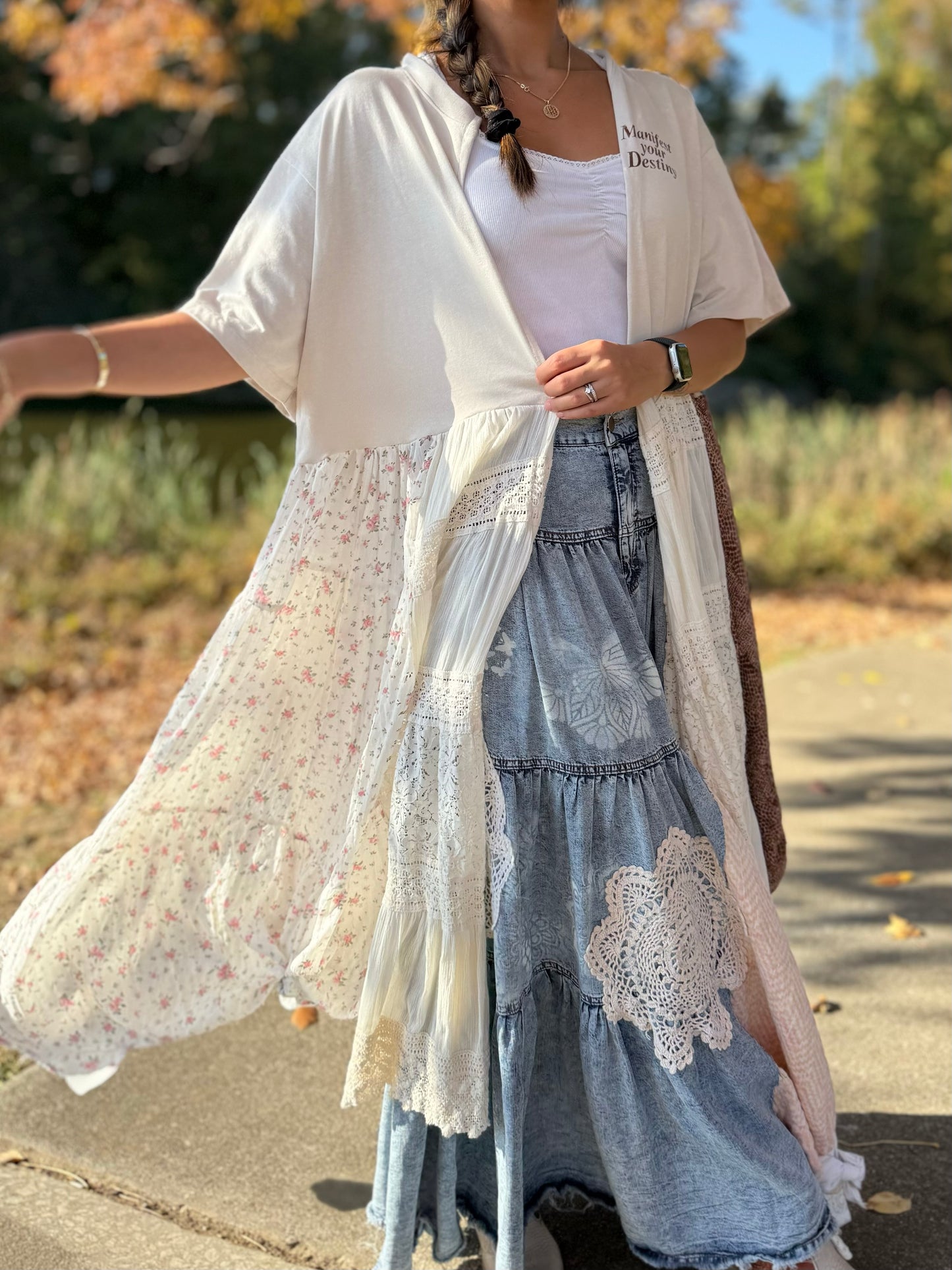 XS-2XL Manifest Your Destiny Maxi Duster