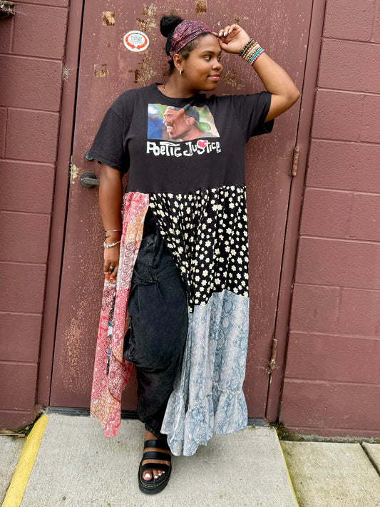 Extra Small-Large Poetic Justice Maxi Tee