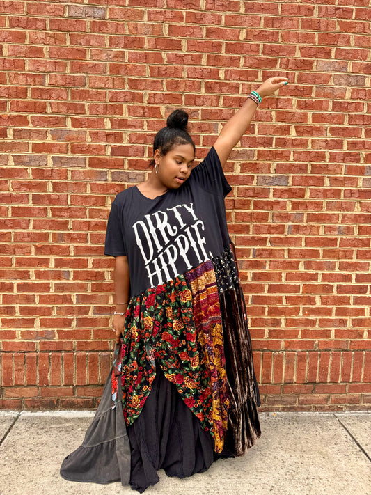 3XL-5XL Dirty Hippie Maxi Tee