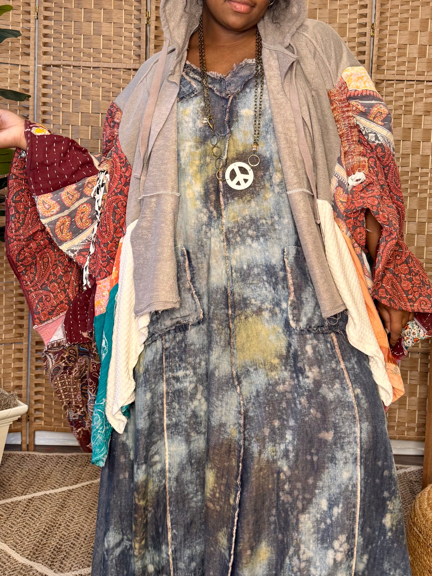 2XL-6XL Kantha Luxury Hoodie