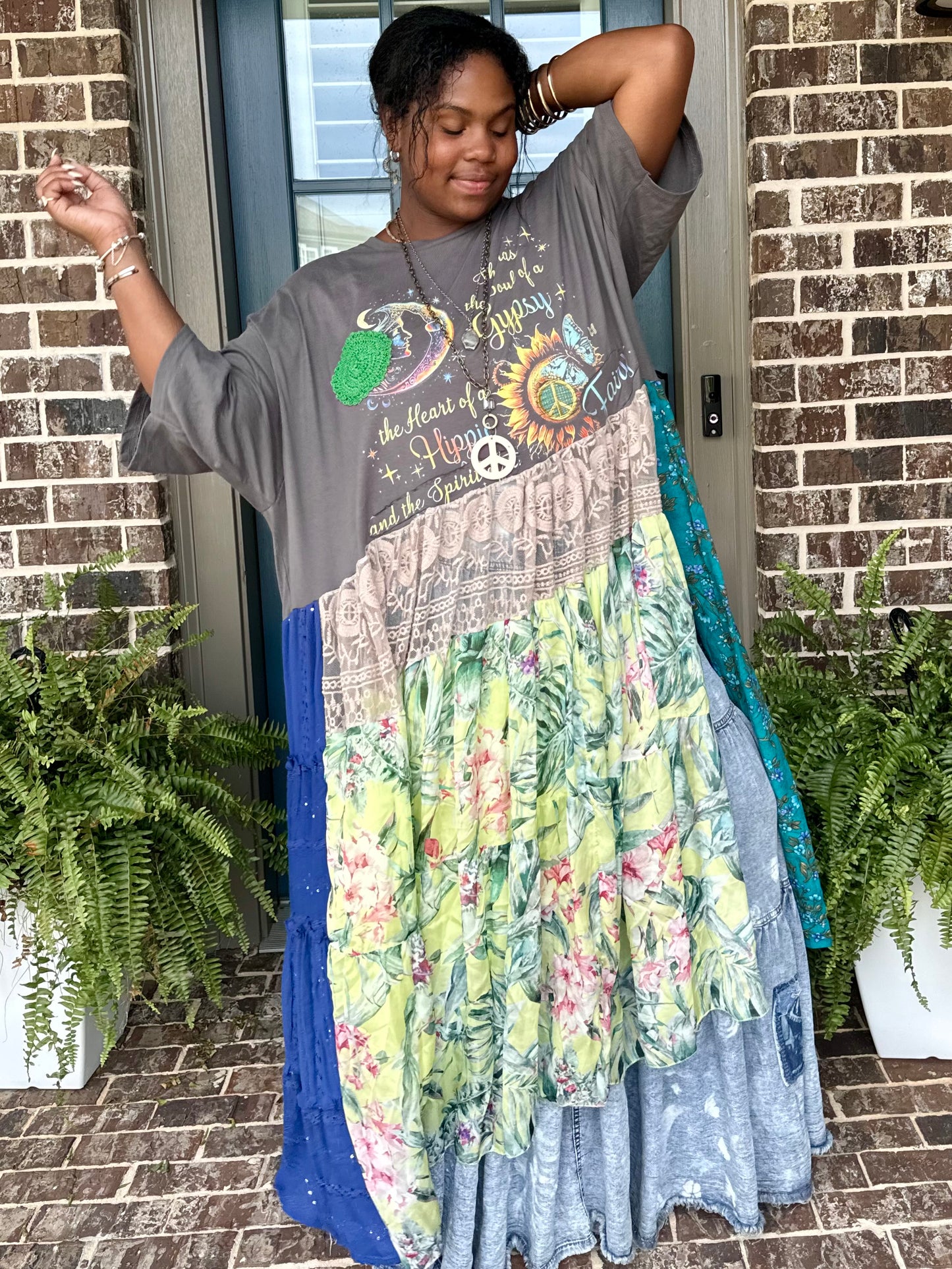 3XL-5XL Soul Of A Gypsy Maxi Tee