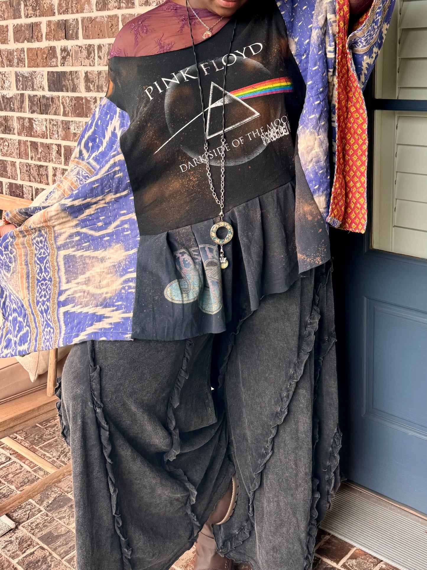 Extra Small-2XL Pink Floyd Kaftan Poncho