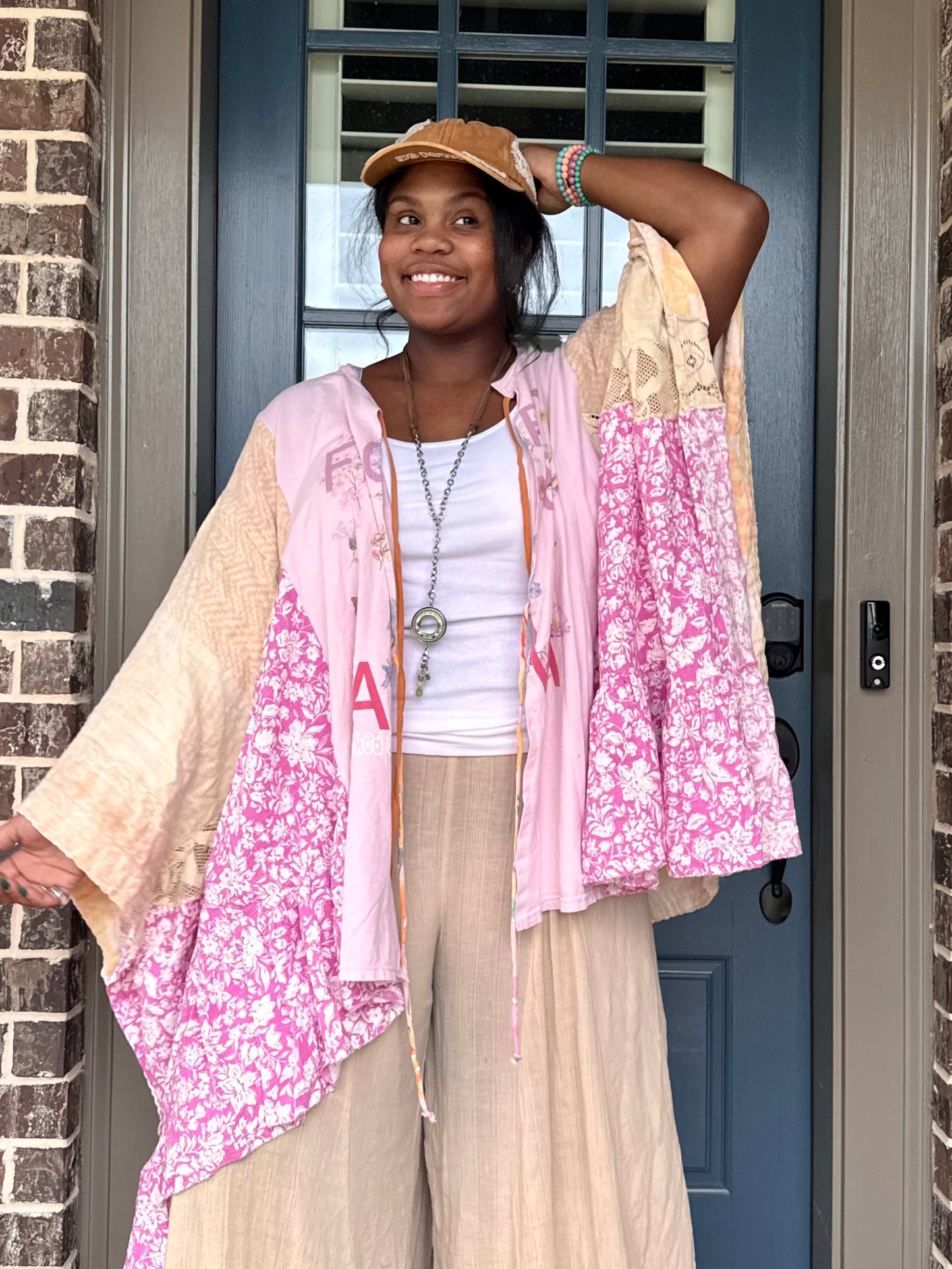 Small-5XL Floral Kimono