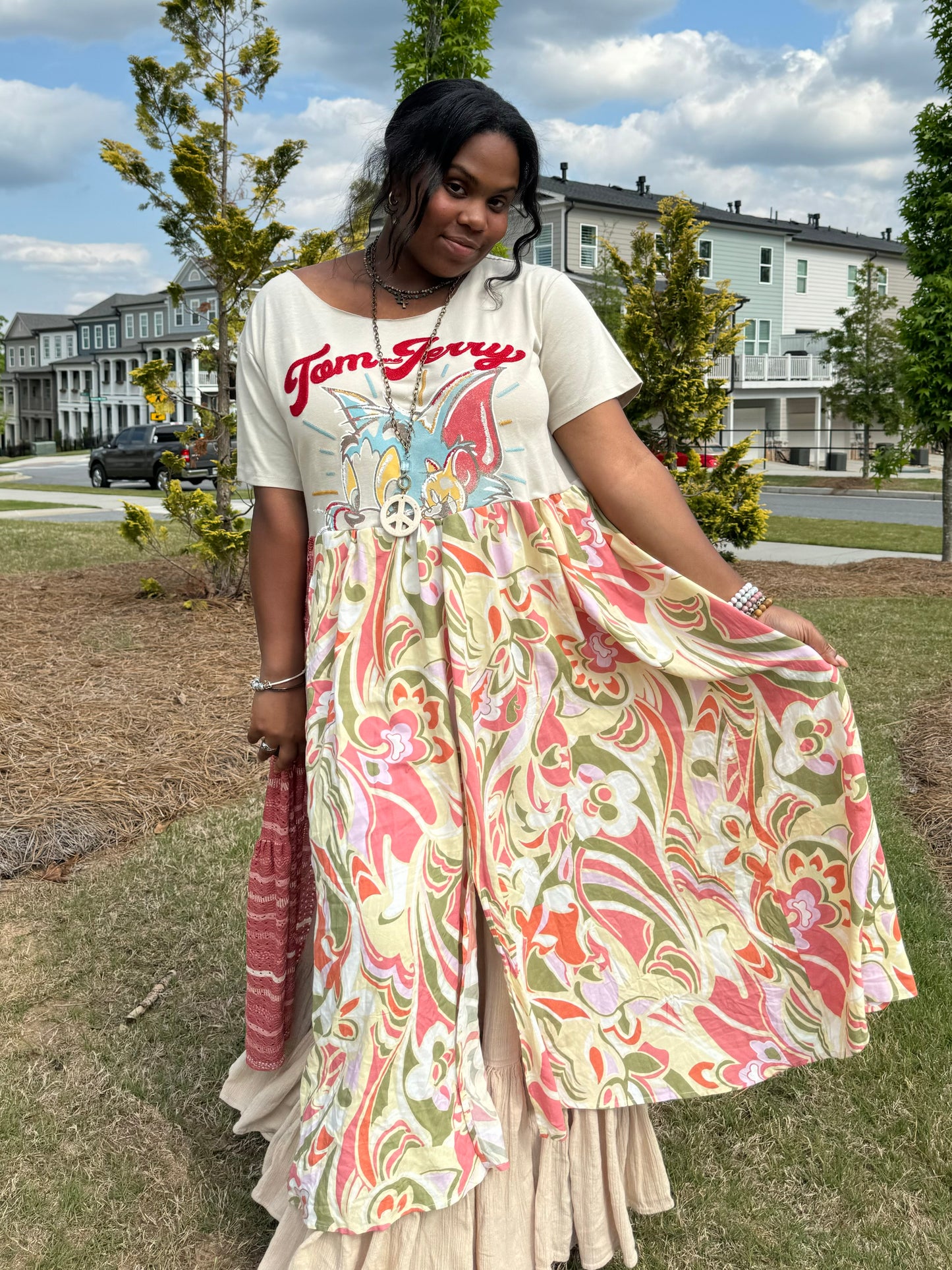 Extra Small-  Extra Large Tom & Jerry Maxi Tee