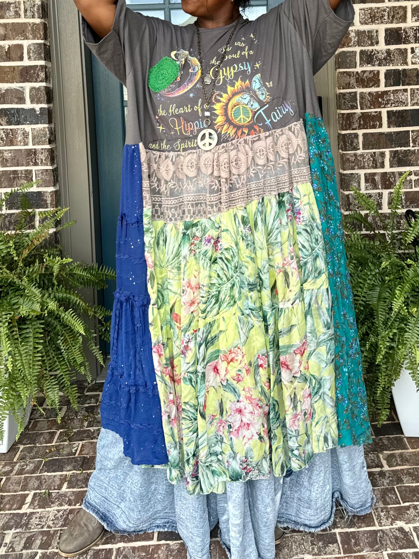 3XL-5XL Soul Of A Gypsy Maxi Tee