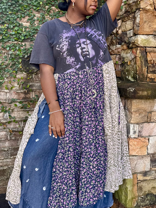 XXS-Medium Jimi Hendrix Maxi Tee