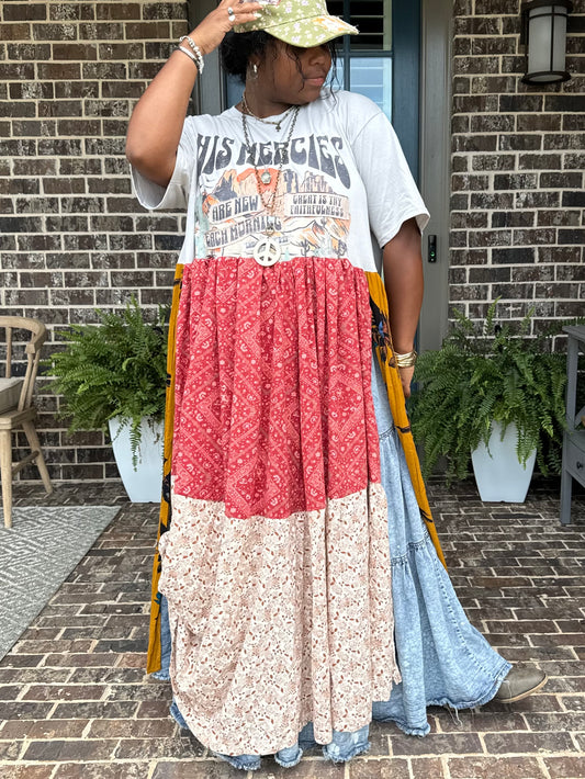 Large-3XL His Mercies Maxi Tee