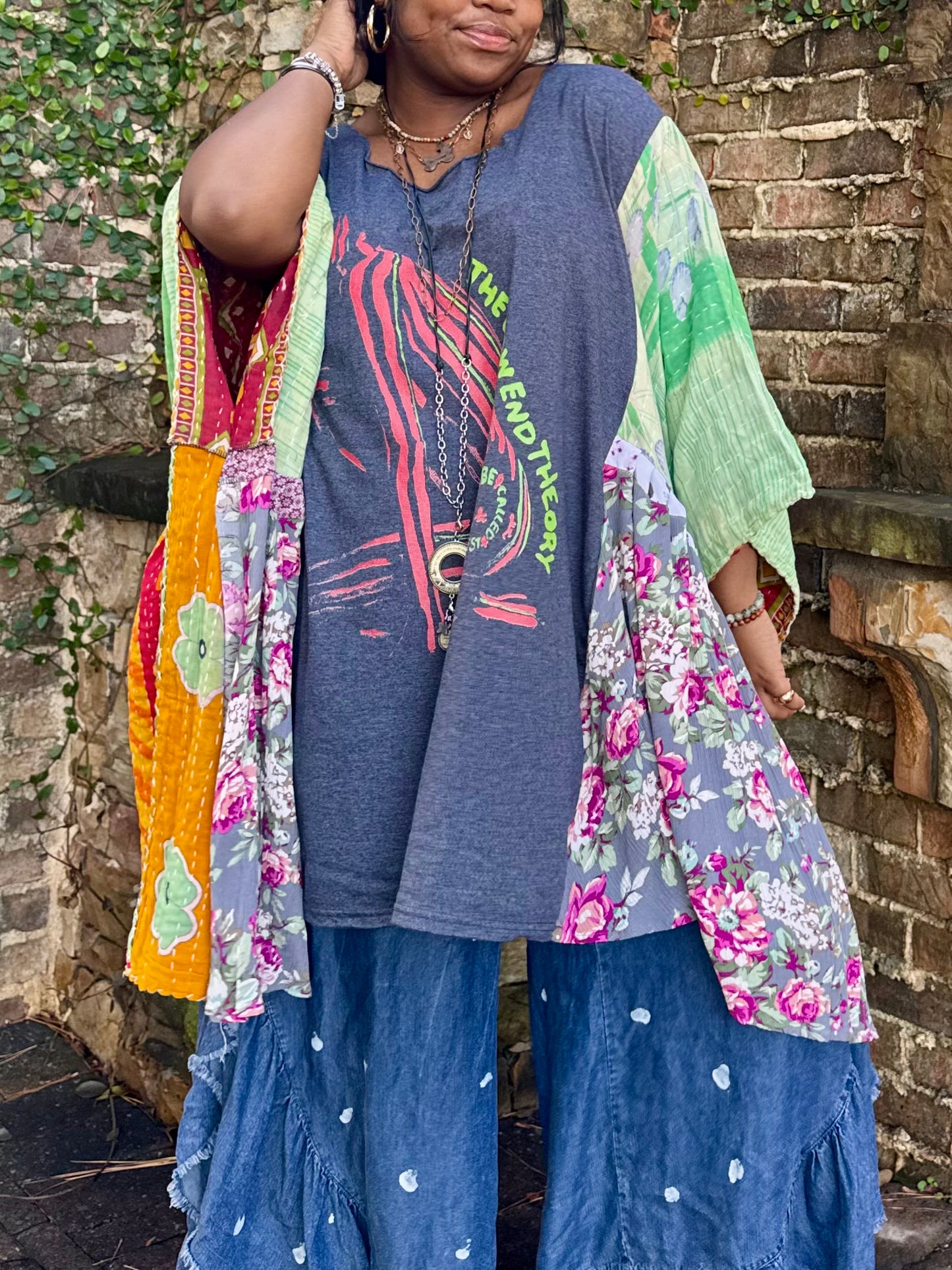 3XL-6XL Tribe Called Quest Kaftan Poncho