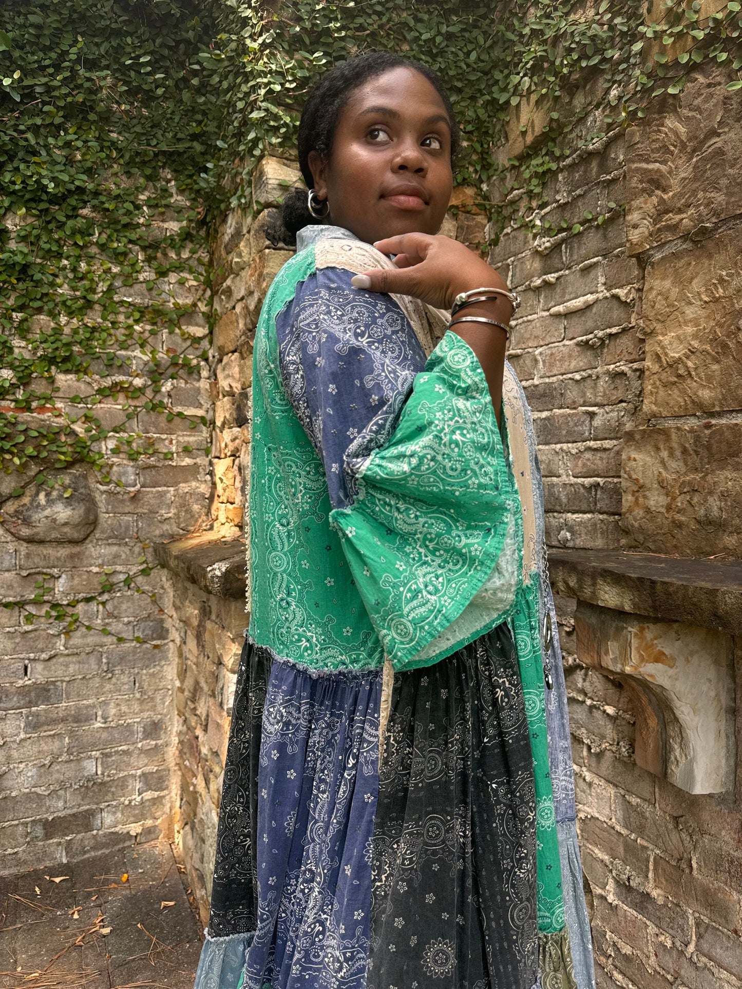 Upcycled Bandana Duster