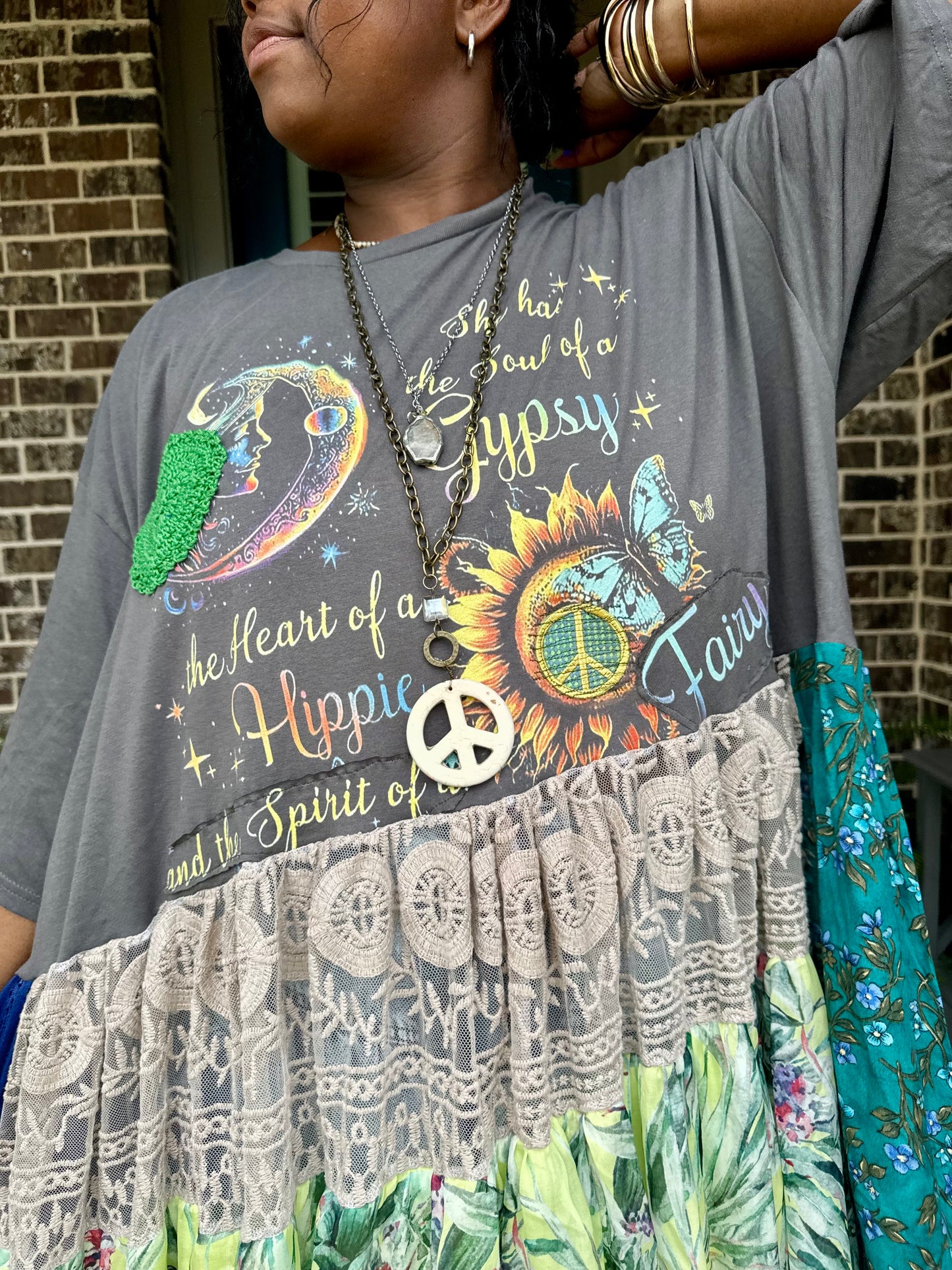 3XL-5XL Soul Of A Gypsy Maxi Tee