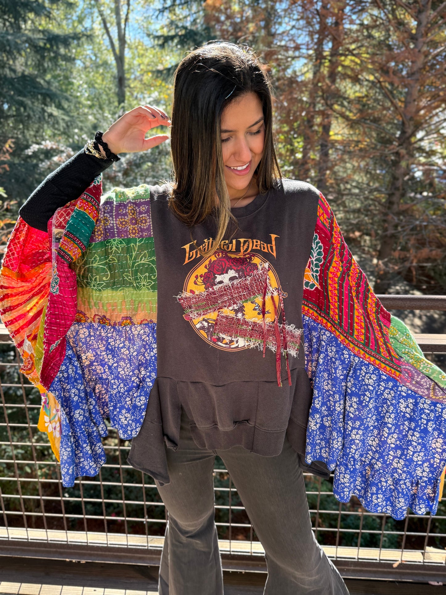 Extra Small-1XL Grateful Dead Kaftan Poncho