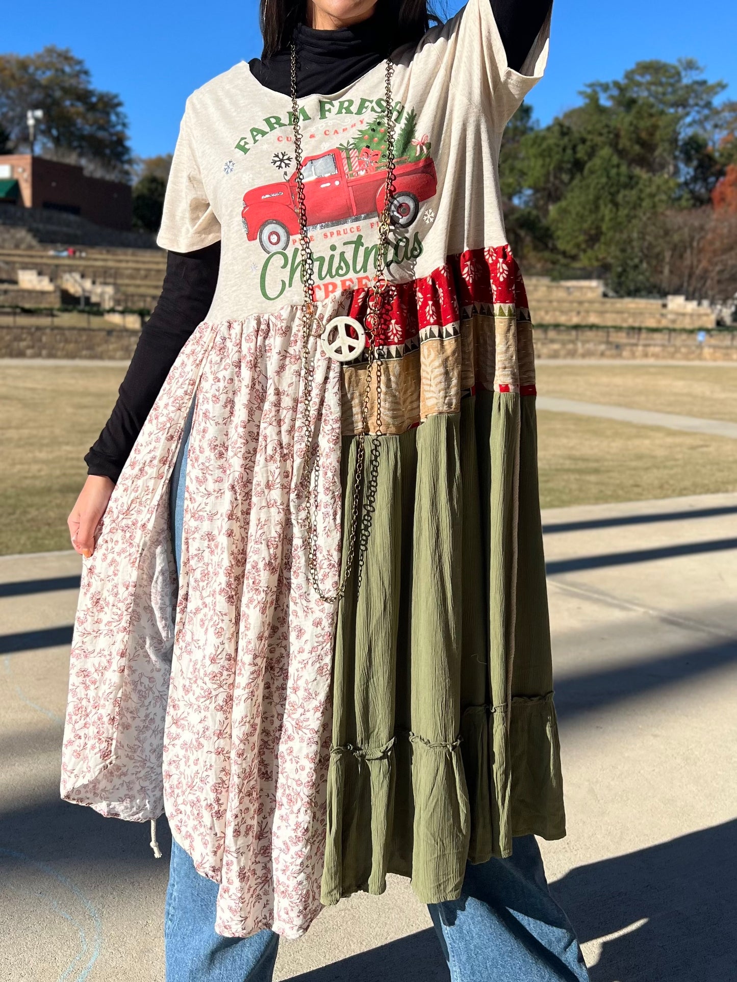 XXS-Large Farm Fresh Christmas Maxi Tee