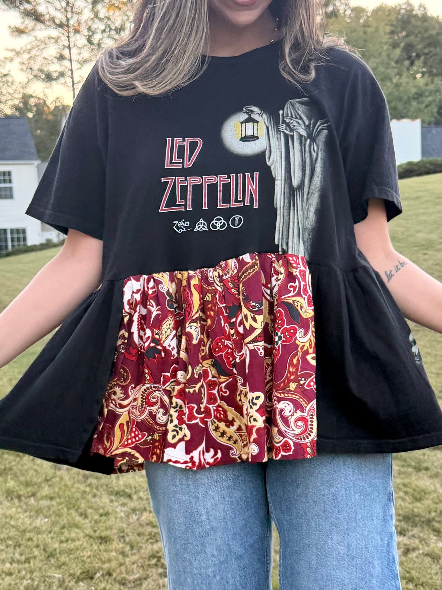 XXS-Medium Led Zeppelin Midi Tee