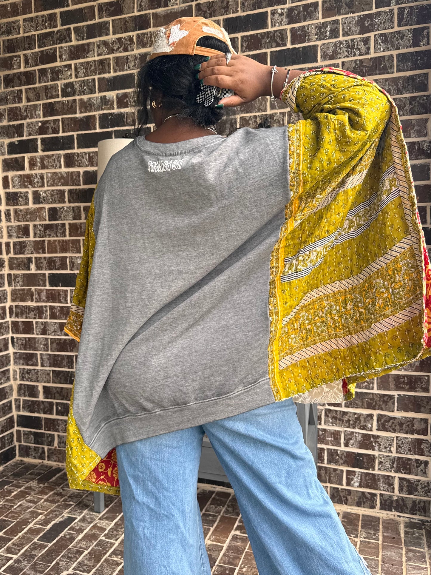 Large-4XL Chris Stapleton Kaftan Poncho