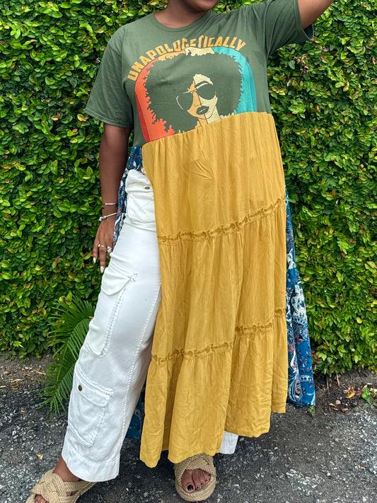 Small-Extra Large Unapologetically Dope Maxi Tee