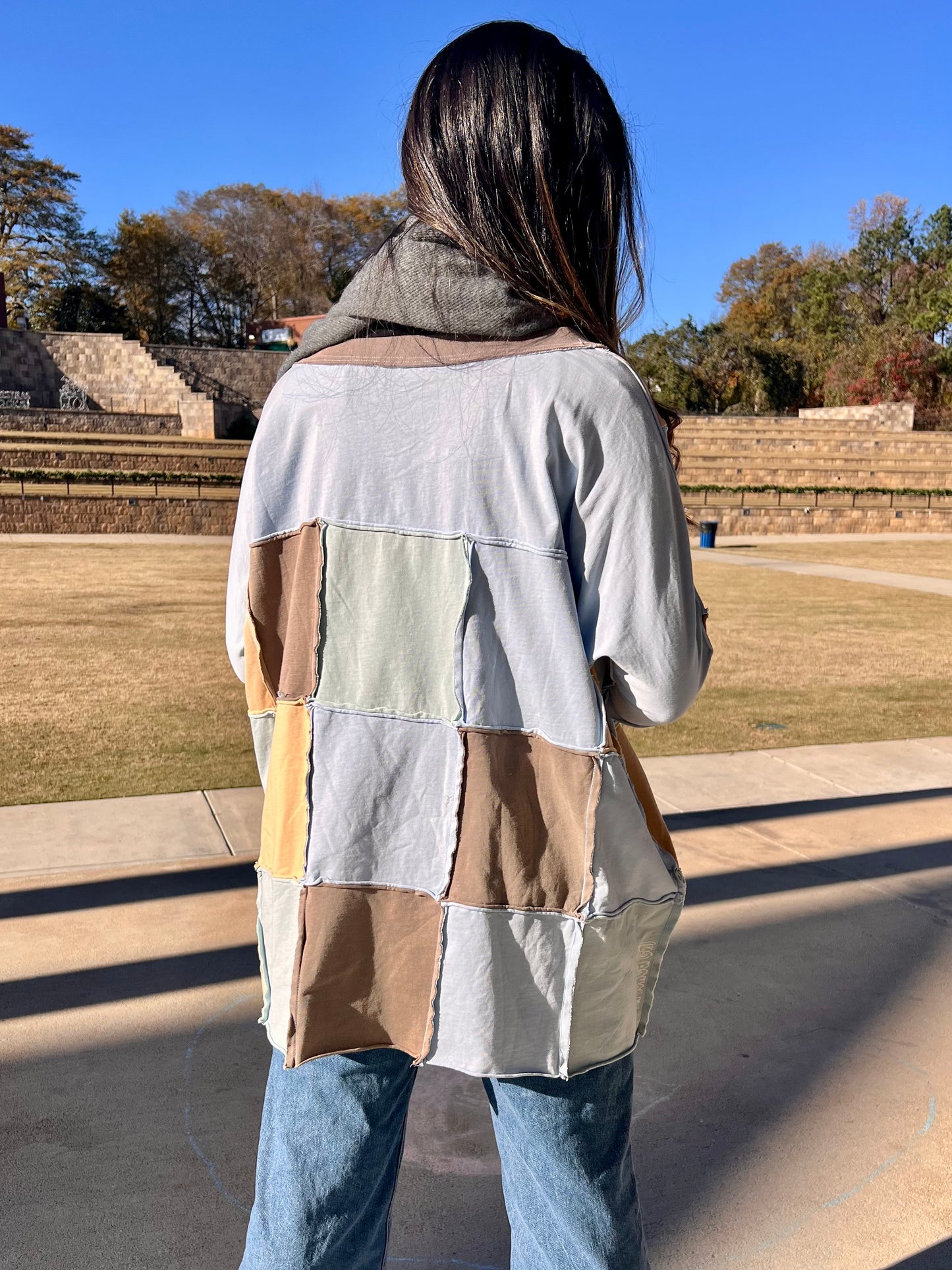 Oversized Patchwork Tunic