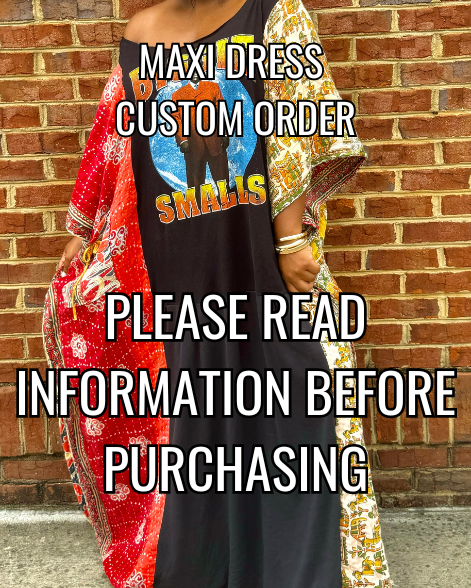 Maxi Dress Custom Order