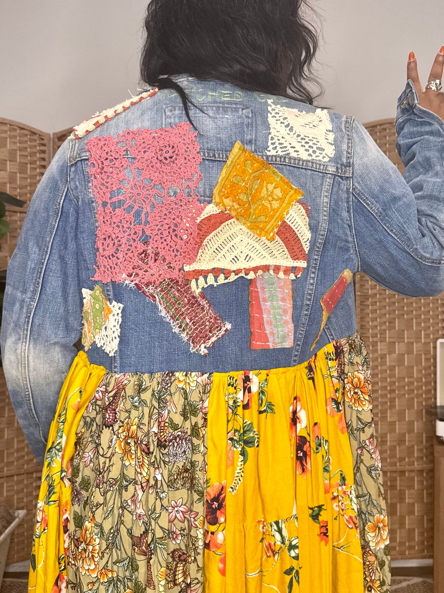 XXS-Large Upcycled Patchwork Duster