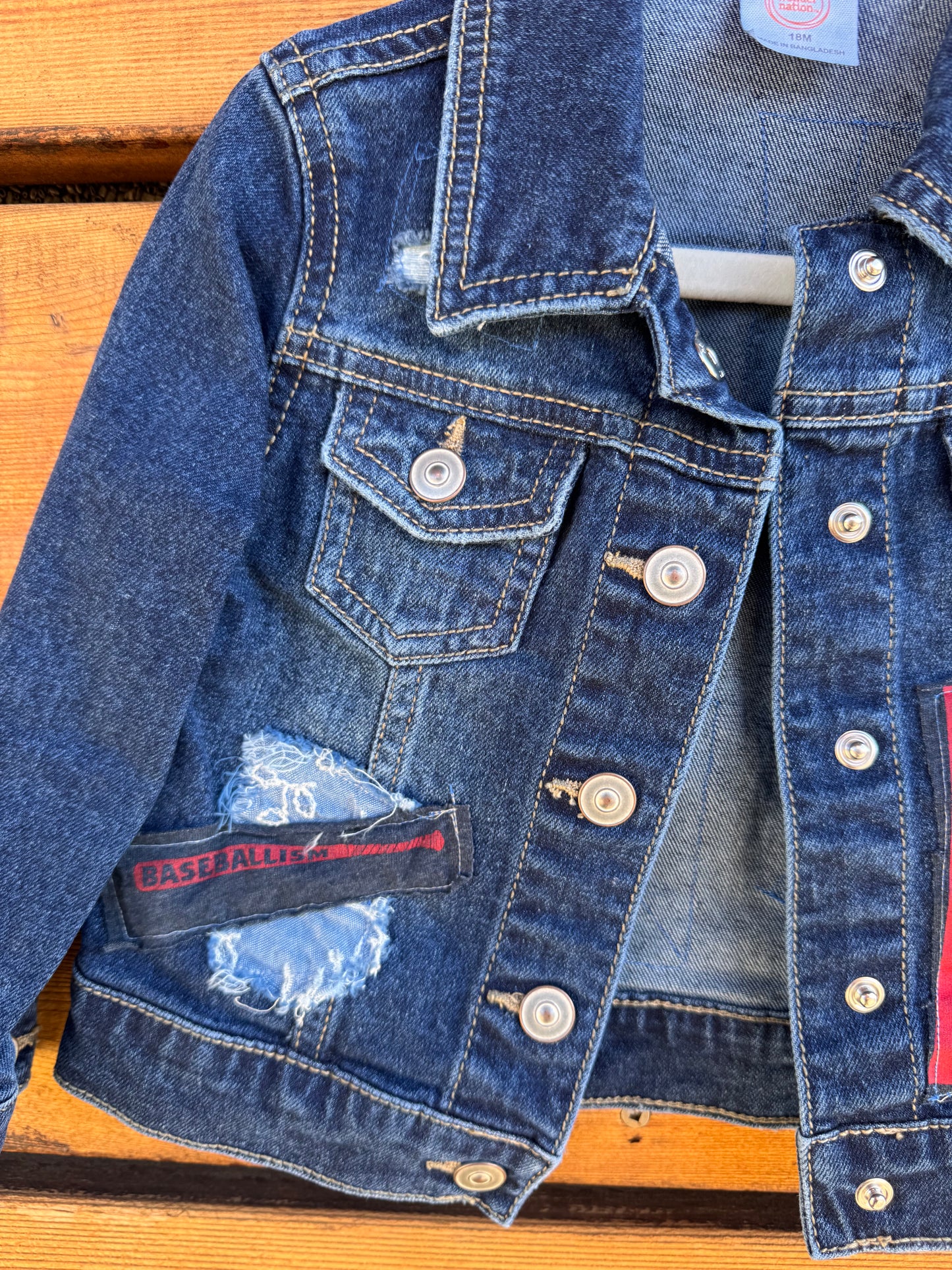 18 Months Kids Braves Denim Jacket