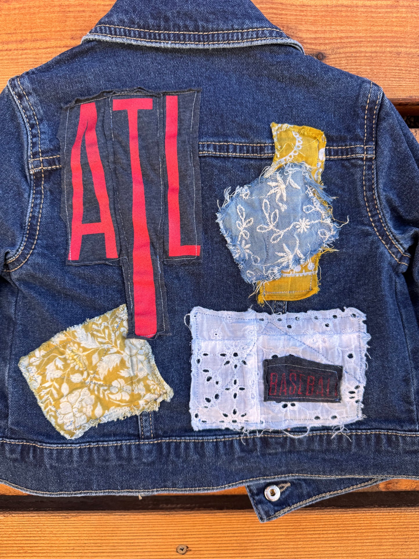 18 Months Kids Braves Denim Jacket