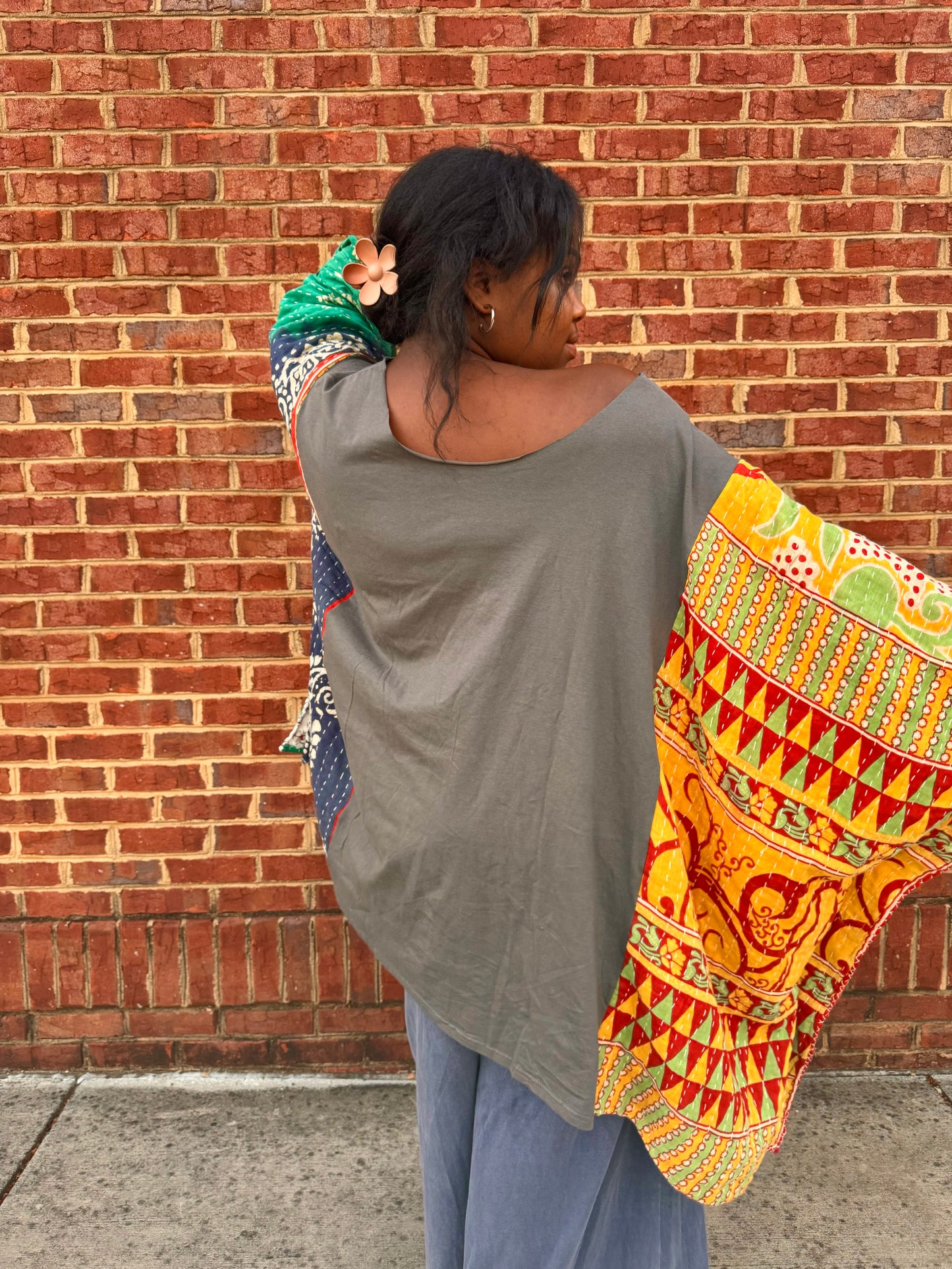 2XL-5XL Unapologetically Dope Kaftan Poncho