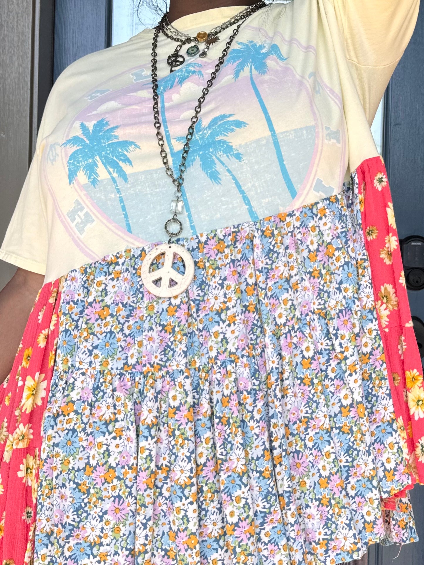 Small-2XL Aloha Midi Tee