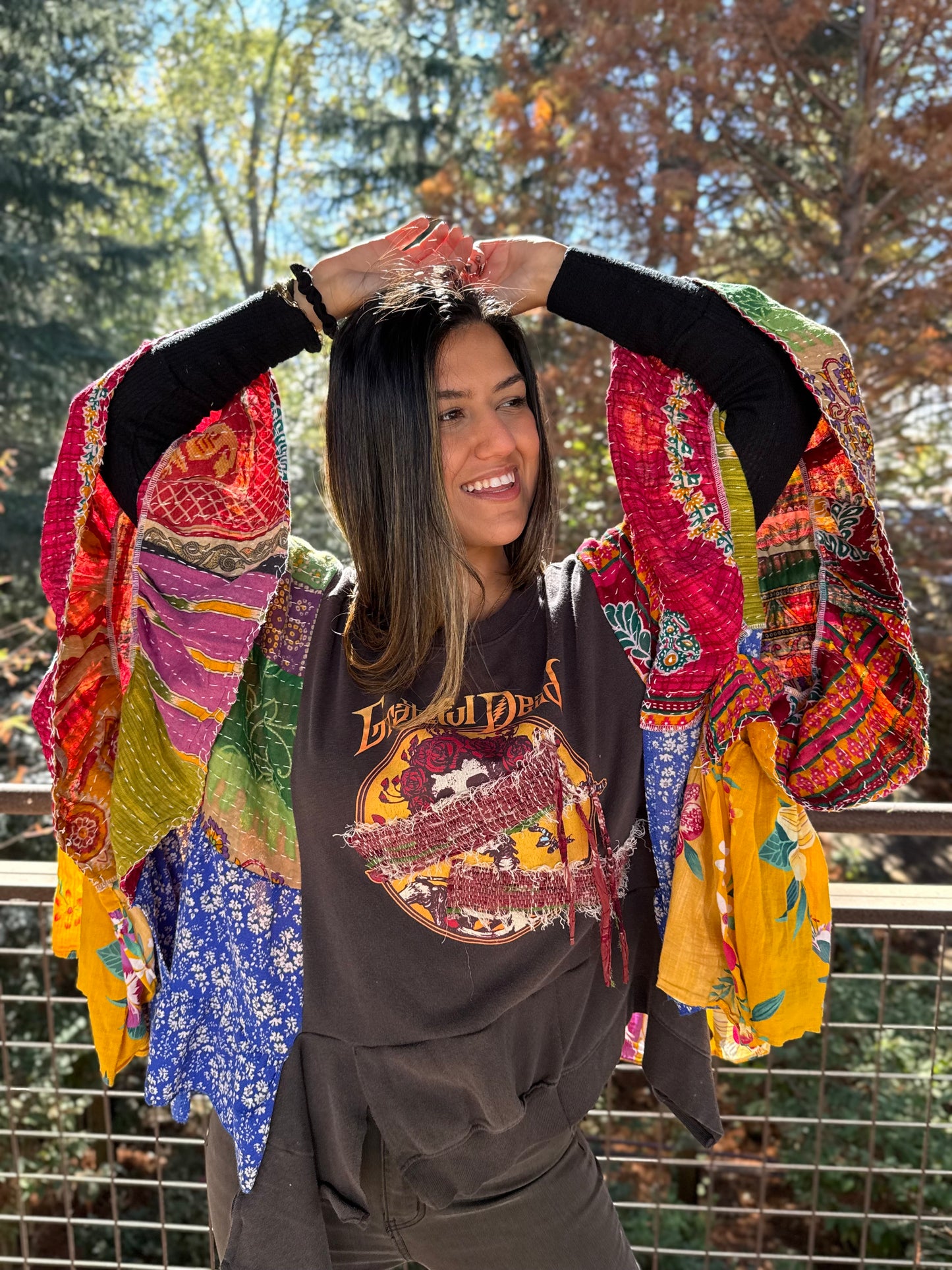 Extra Small-1XL Grateful Dead Kaftan Poncho