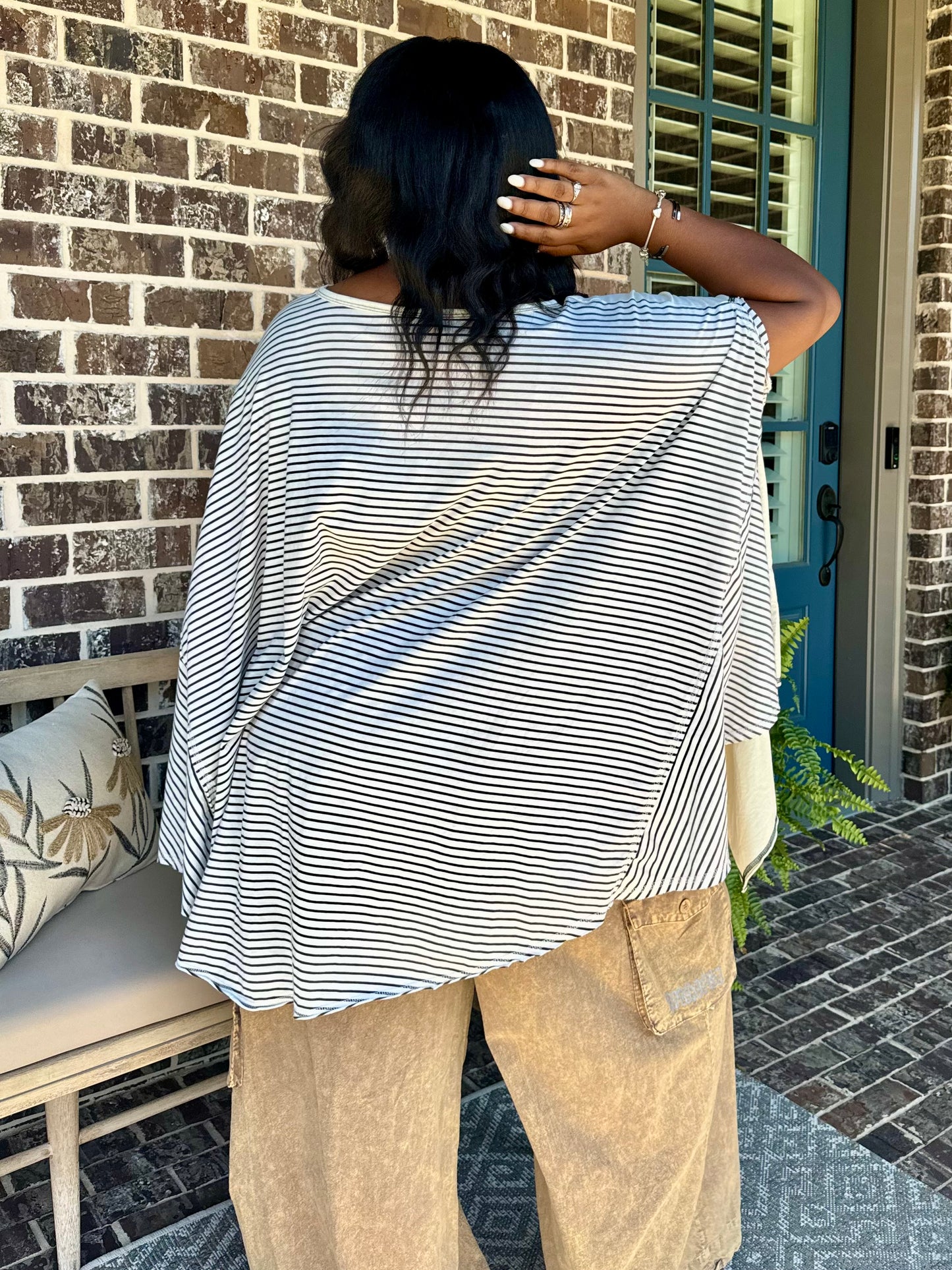 Oversized Poncho Tee