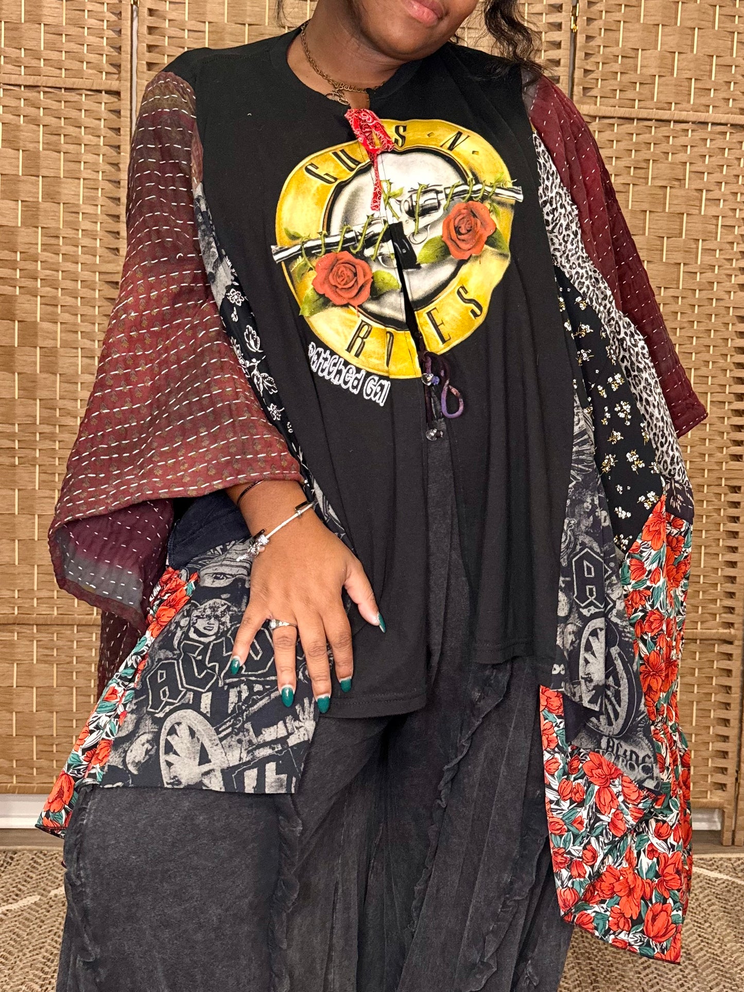 Small-5XL Guns N Roses Kimono