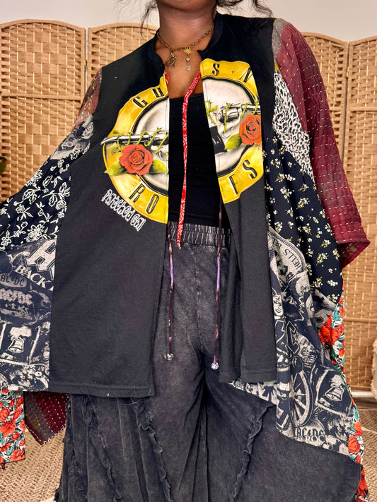 Small-5XL Guns N Roses Kimono