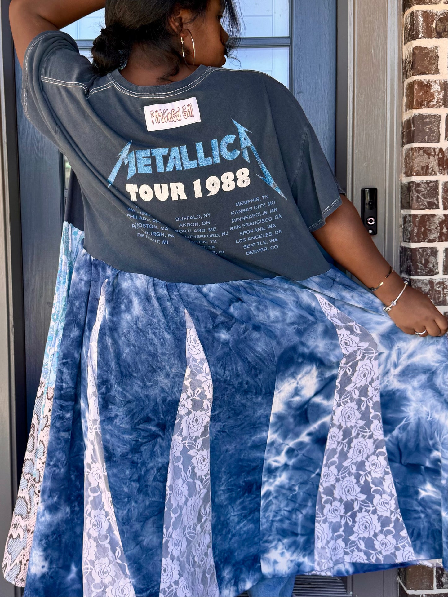 Medium-1XL Metallica Maxi Dress