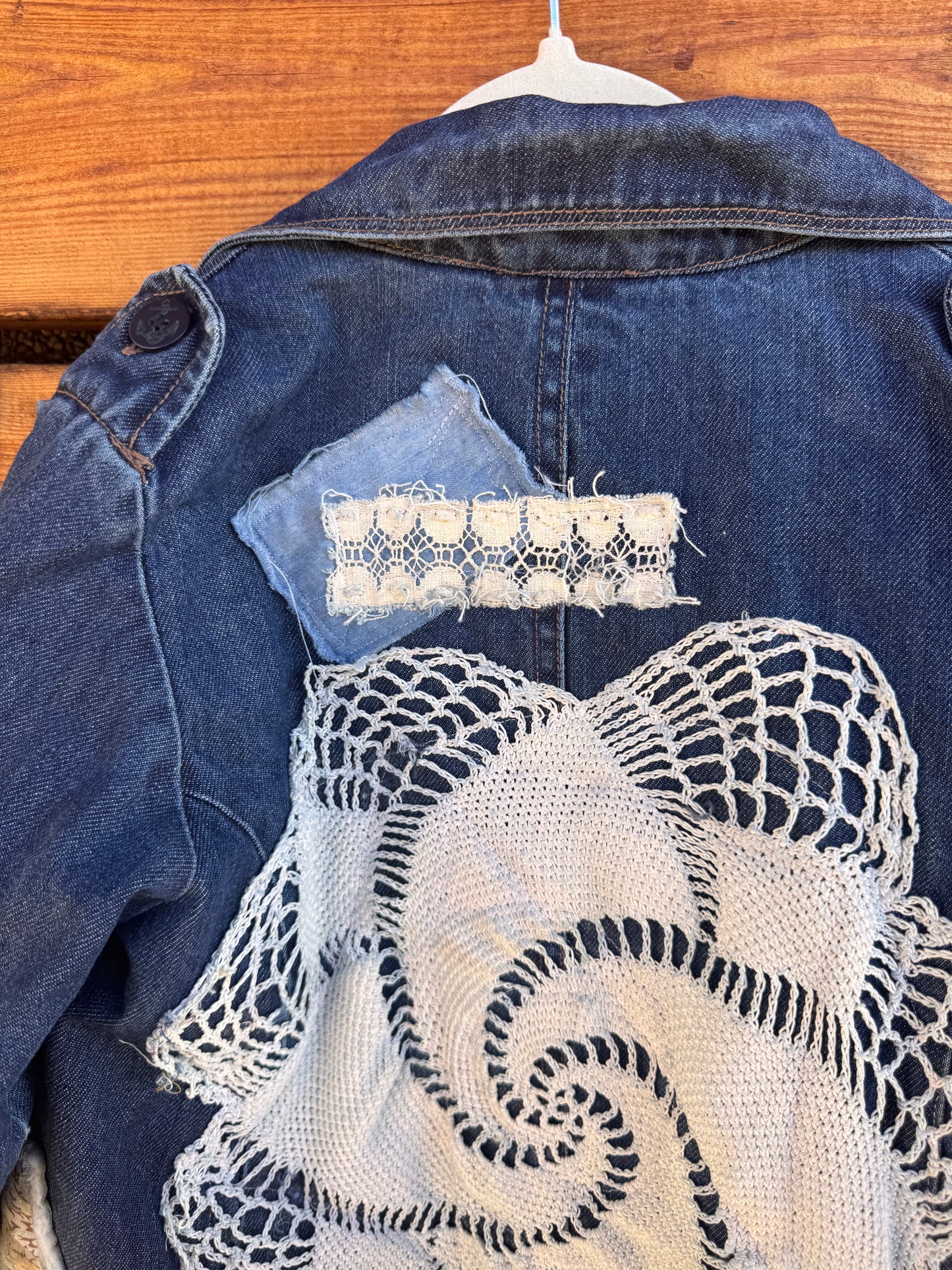 4 Years Kids Lace Denim Jacket