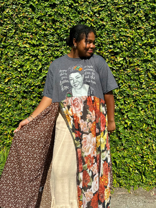 Medium-2XL Maya Angelou Maxi Tee