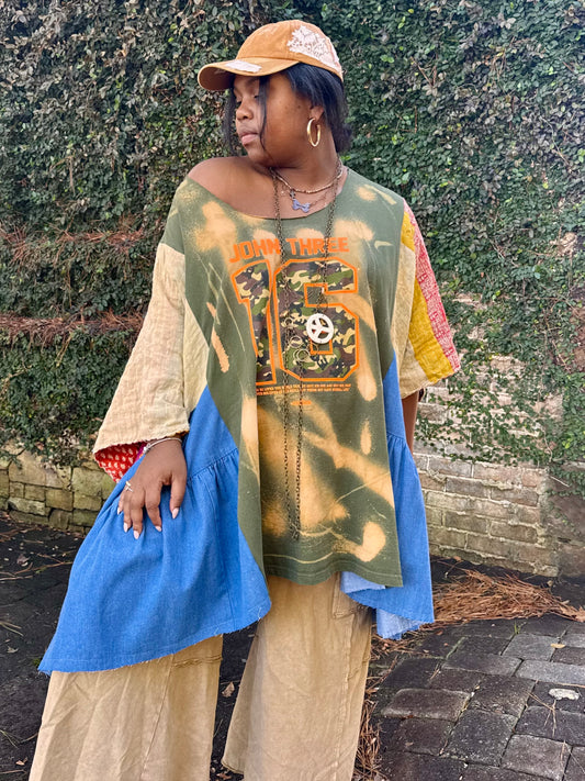 Medium-3XL John 3:16 Kaftan Poncho