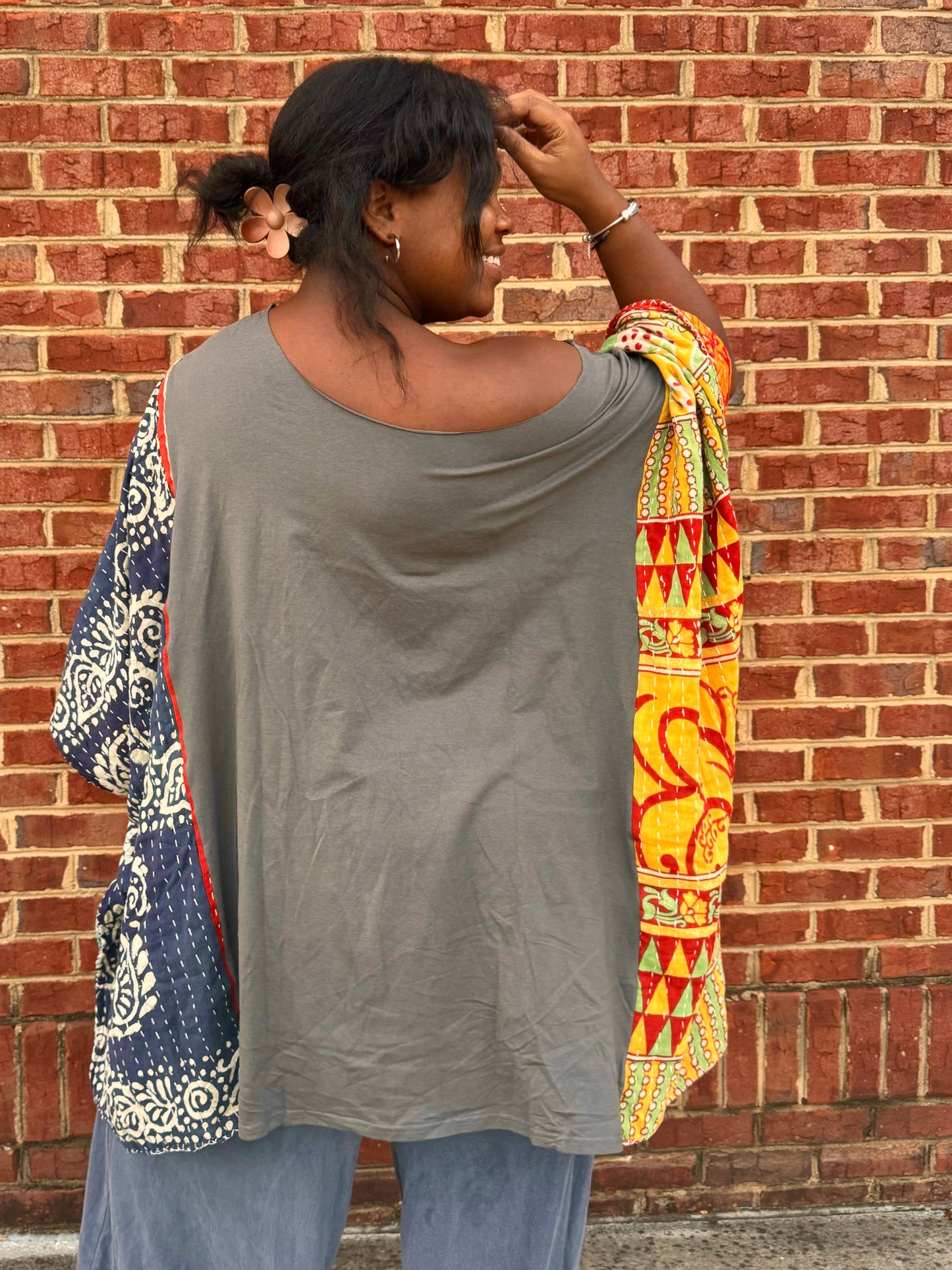 2XL-5XL Unapologetically Dope Kaftan Poncho