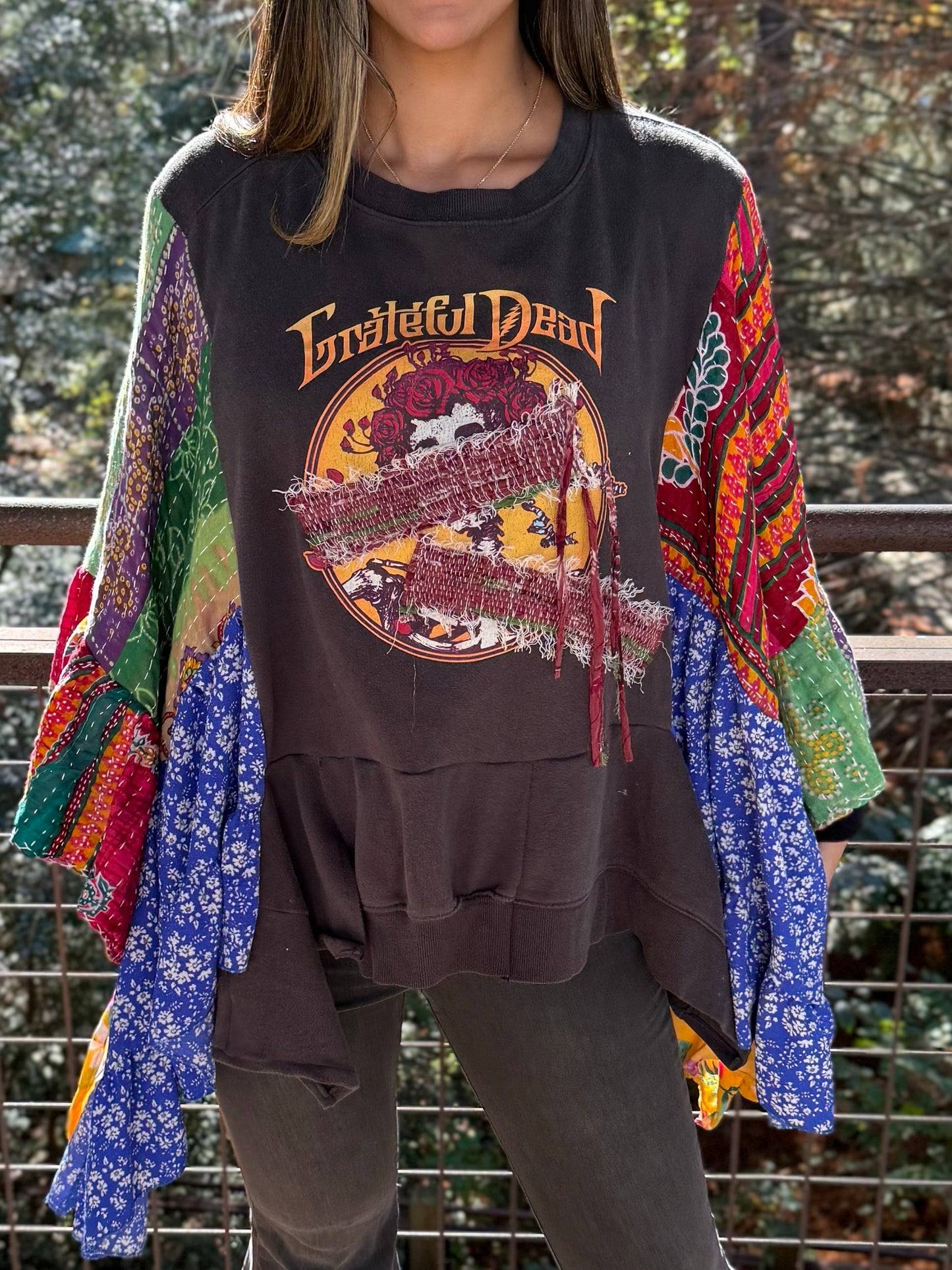 Extra Small-1XL Grateful Dead Kaftan Poncho