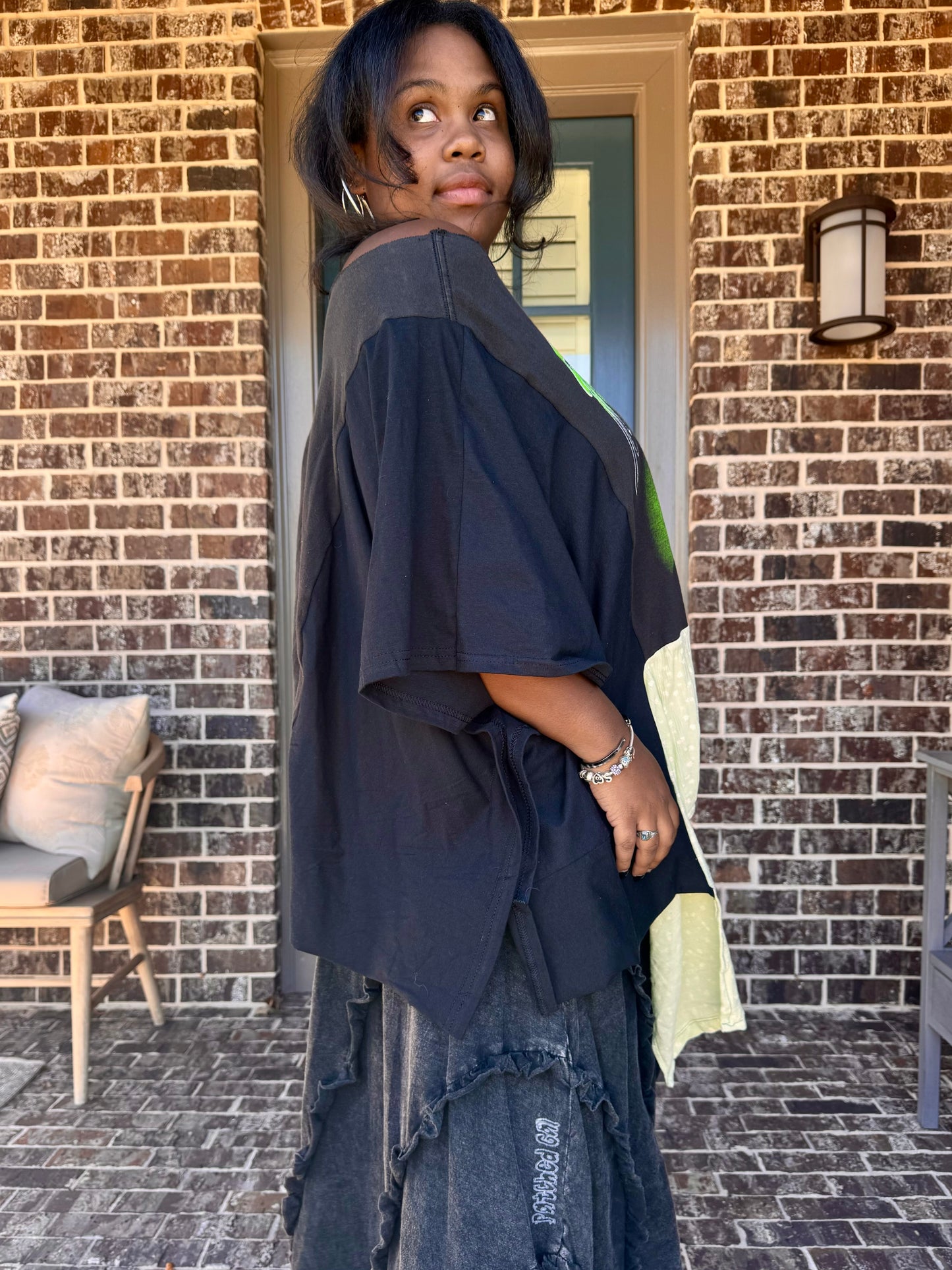 Small-1XL Tupac Kaftan Poncho