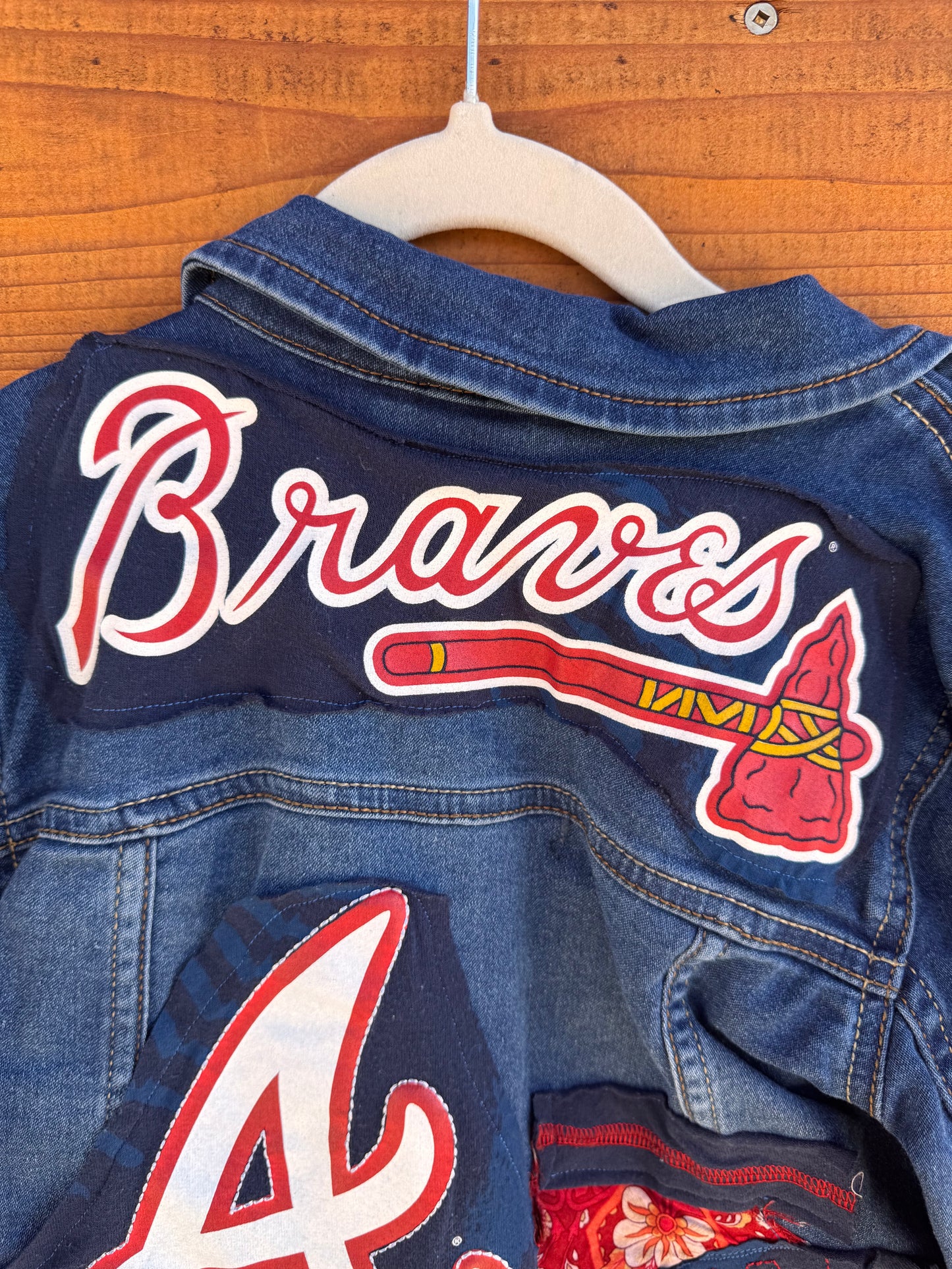 6 Years Kids Braves Denim Jacket