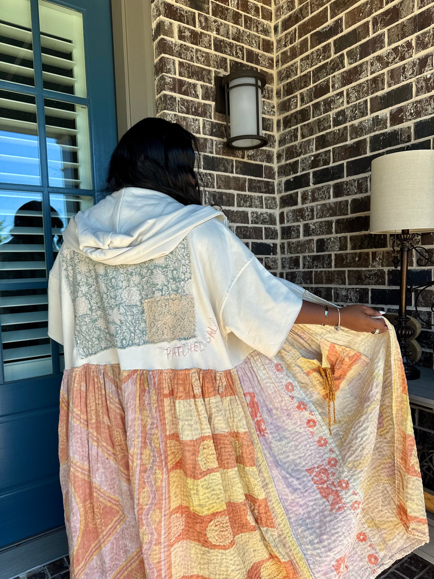 Medium-3XL Upcycled Blanket Duster