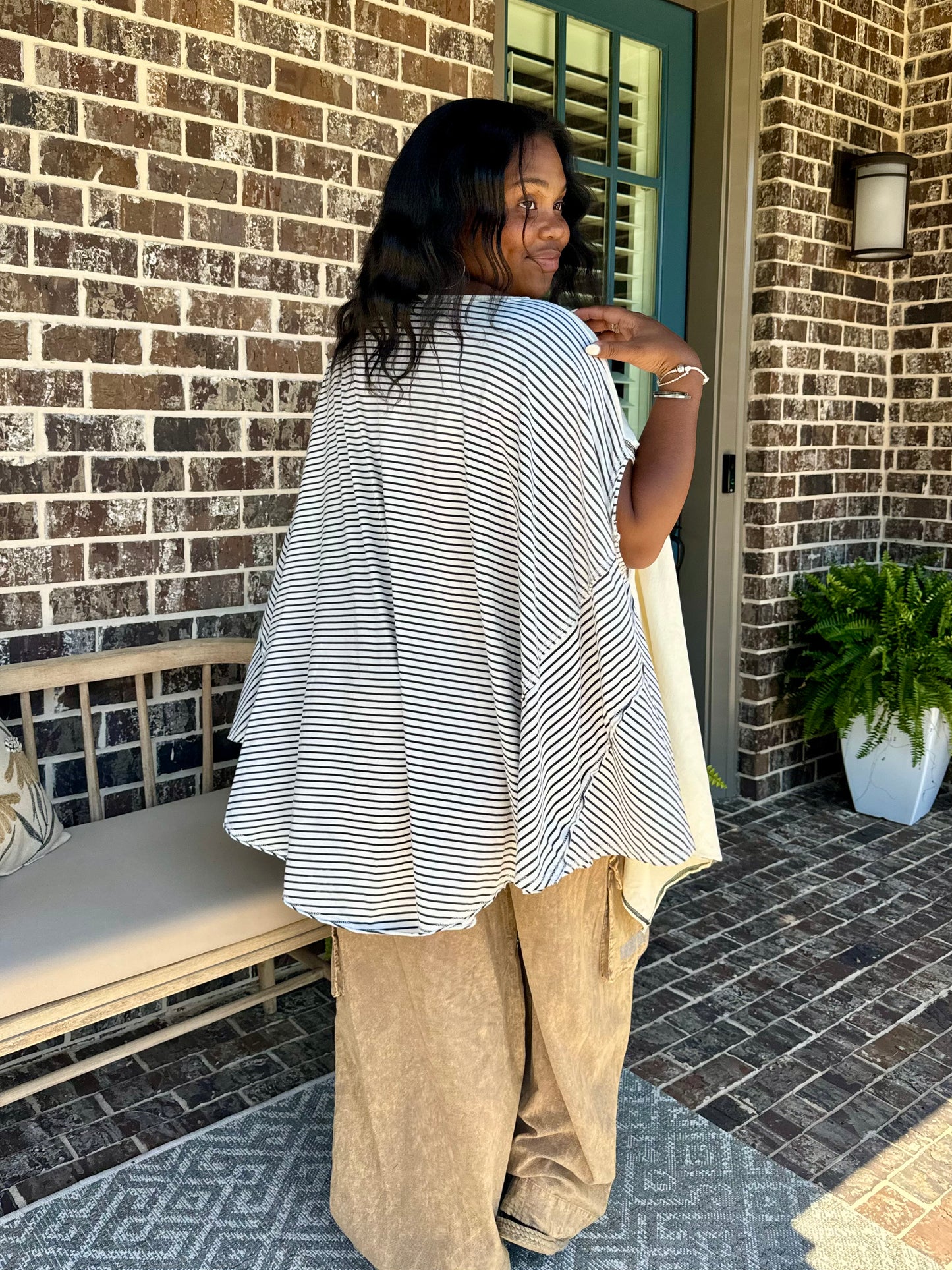 Oversized Poncho Tee