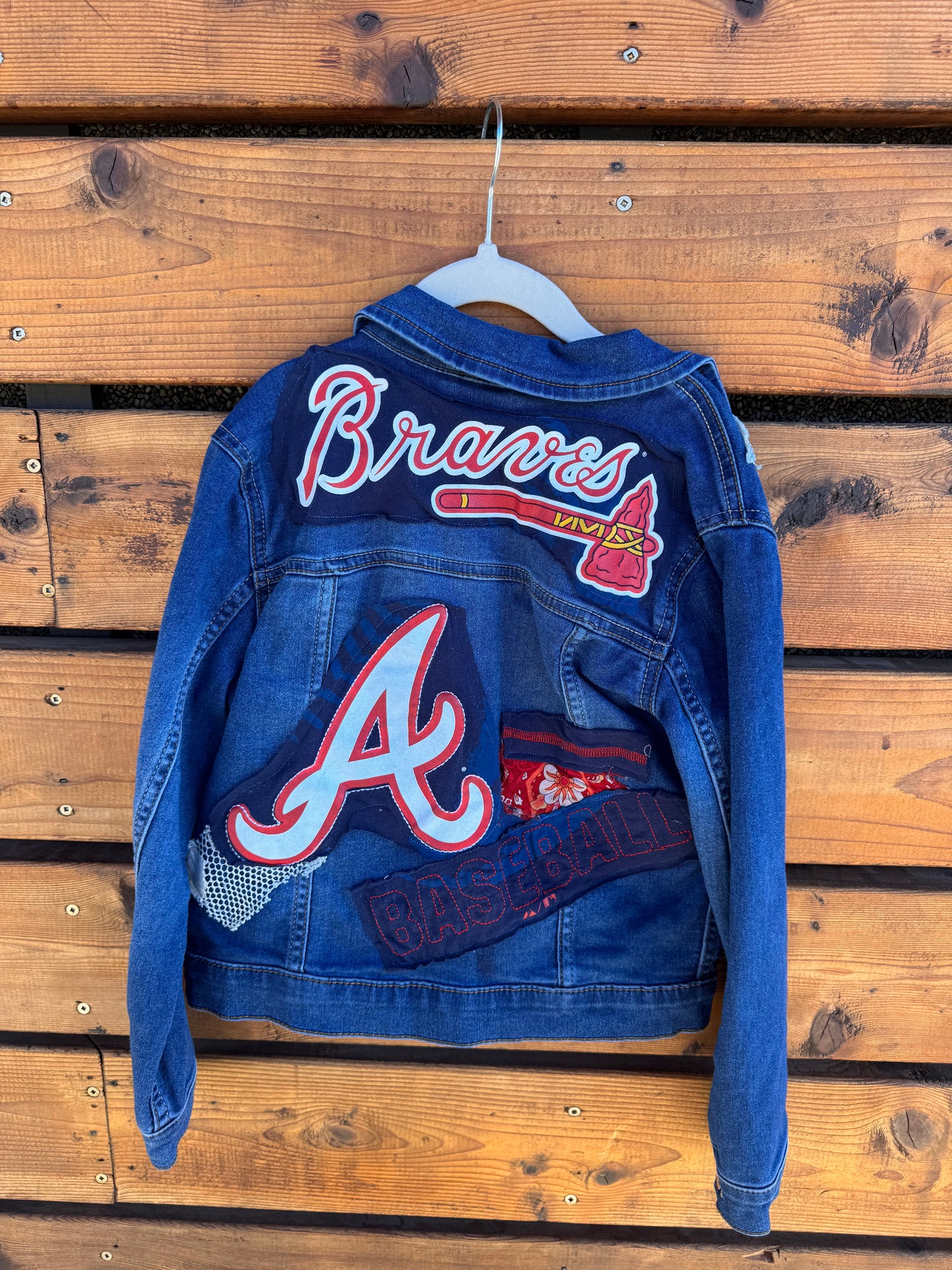 6 Years Kids Braves Denim Jacket