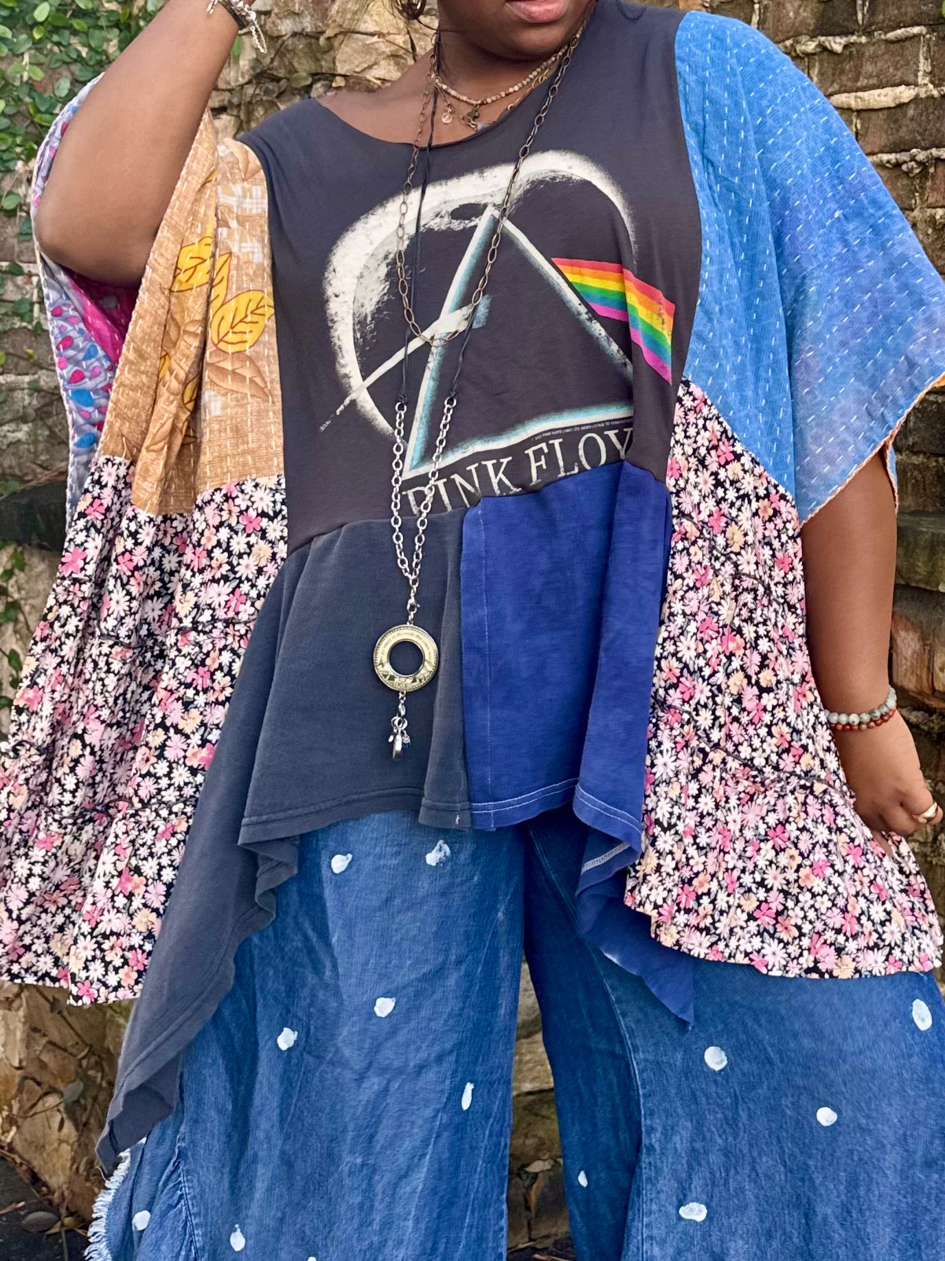 Extra Small-2XL Pink Floyd Kaftan Poncho