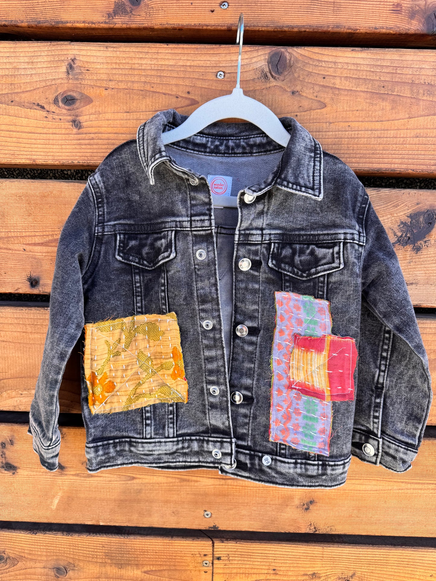 3T Kids Patchwork Denim Jacket