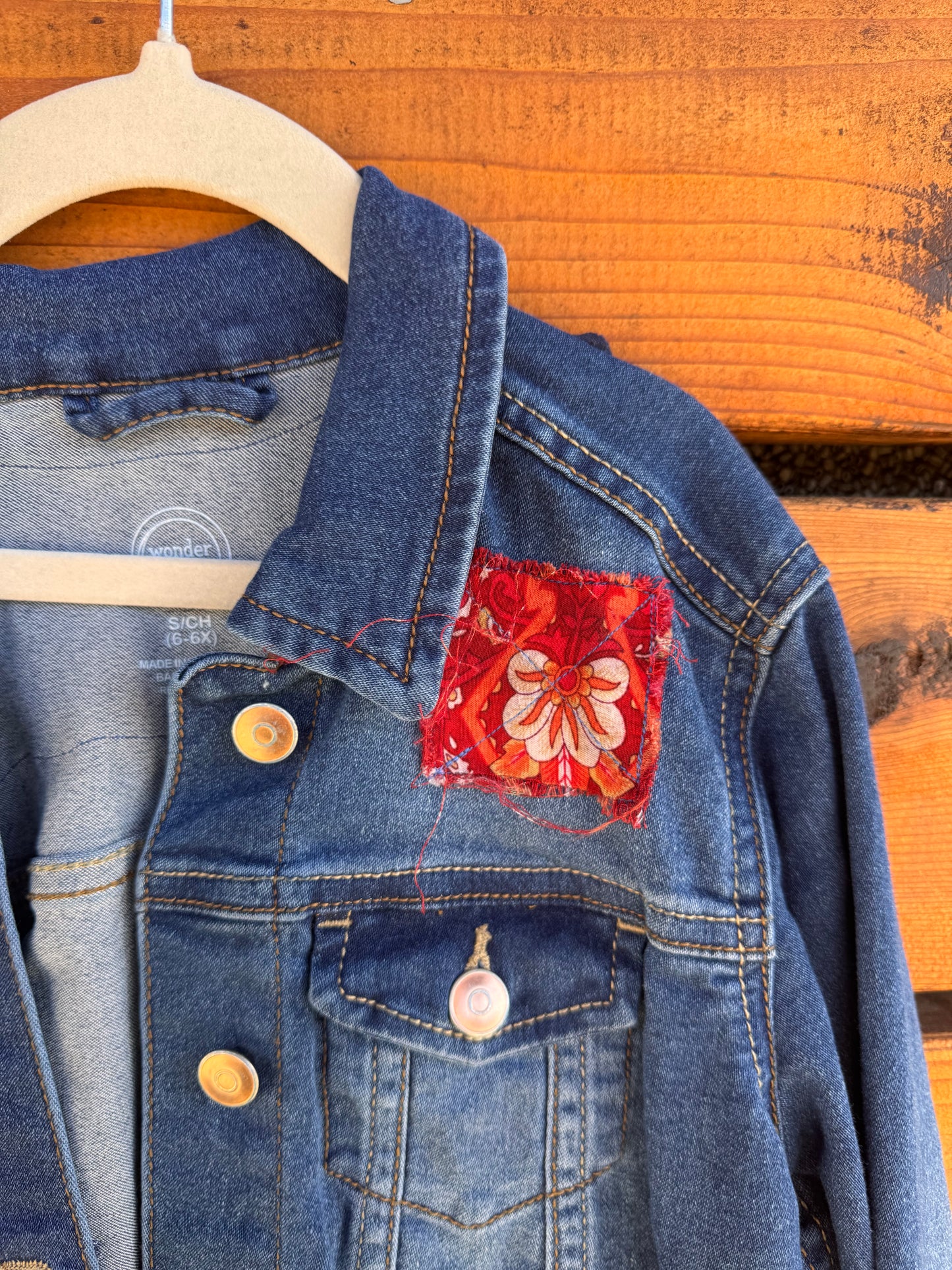 6 Years Kids Braves Denim Jacket