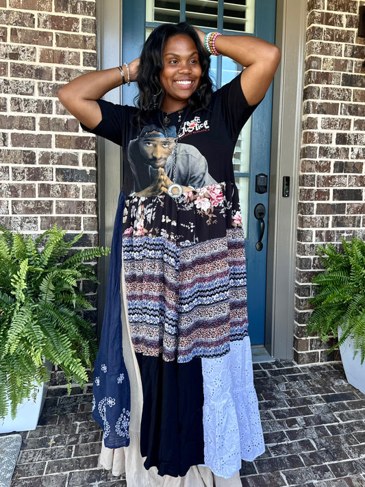 Extra Small-Extra Large Poetic Justice Maxi Tee