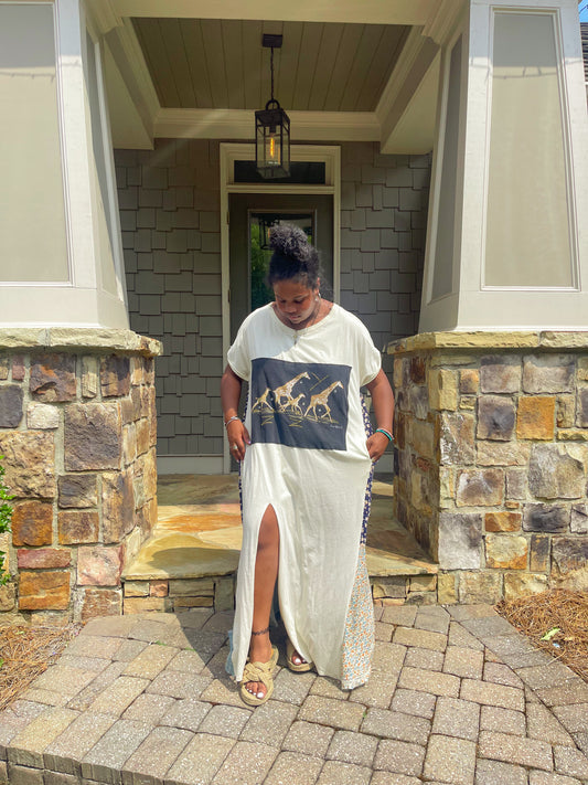 Medium- Extra Large East Africa Swing Maxi Tee